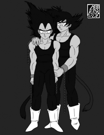 Vegeta and Goku