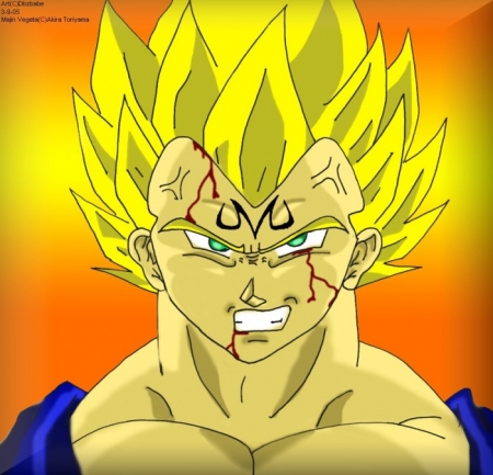 HOT MAMA MAJIN VEGETA XD