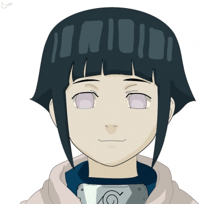 Hinata Lineart COLORED