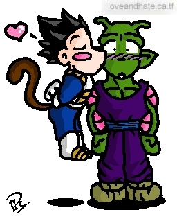 Piccolo and Vegeta - Pixels