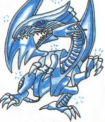 Blue eyes White Dragon