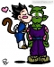 [Art] Piccolo and Vegeta - Pixels