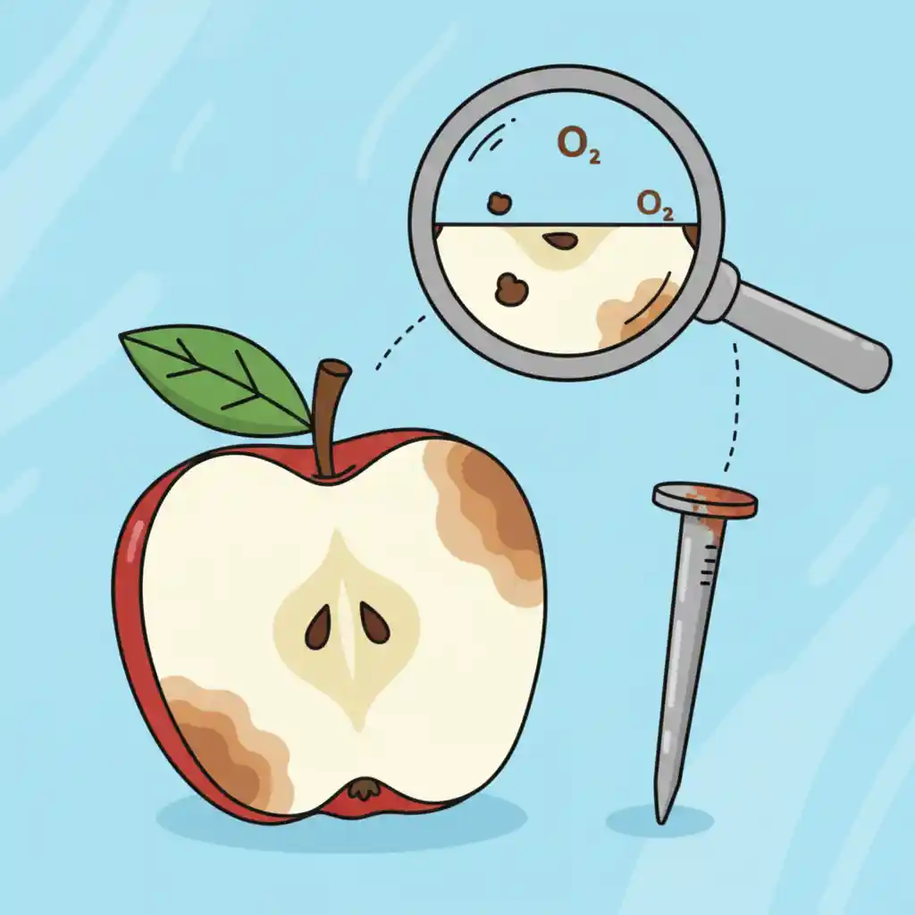 Apple Rust: Why do sliced apples turn brown?