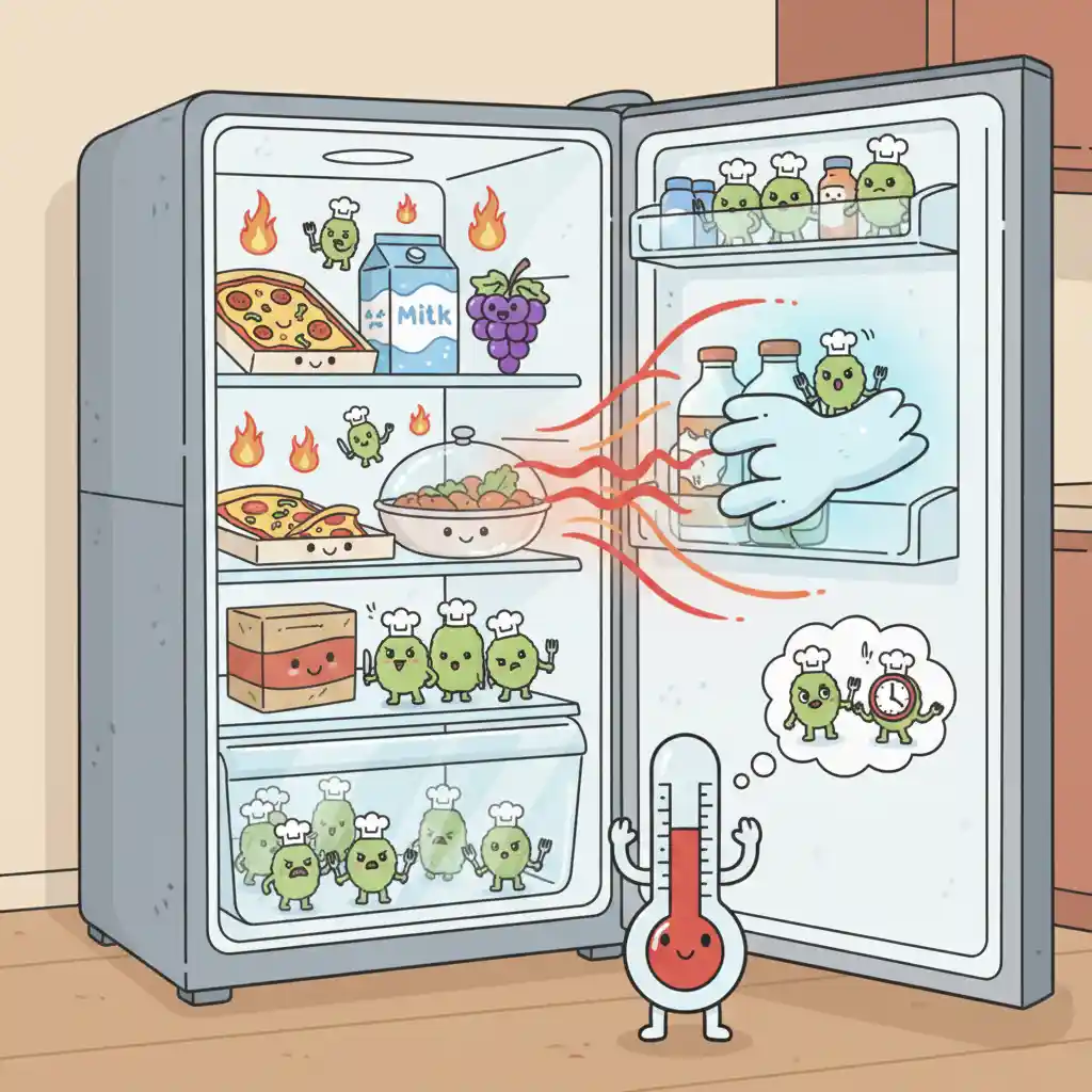 The Cold Box: How does a refrigerator keep food fresh?