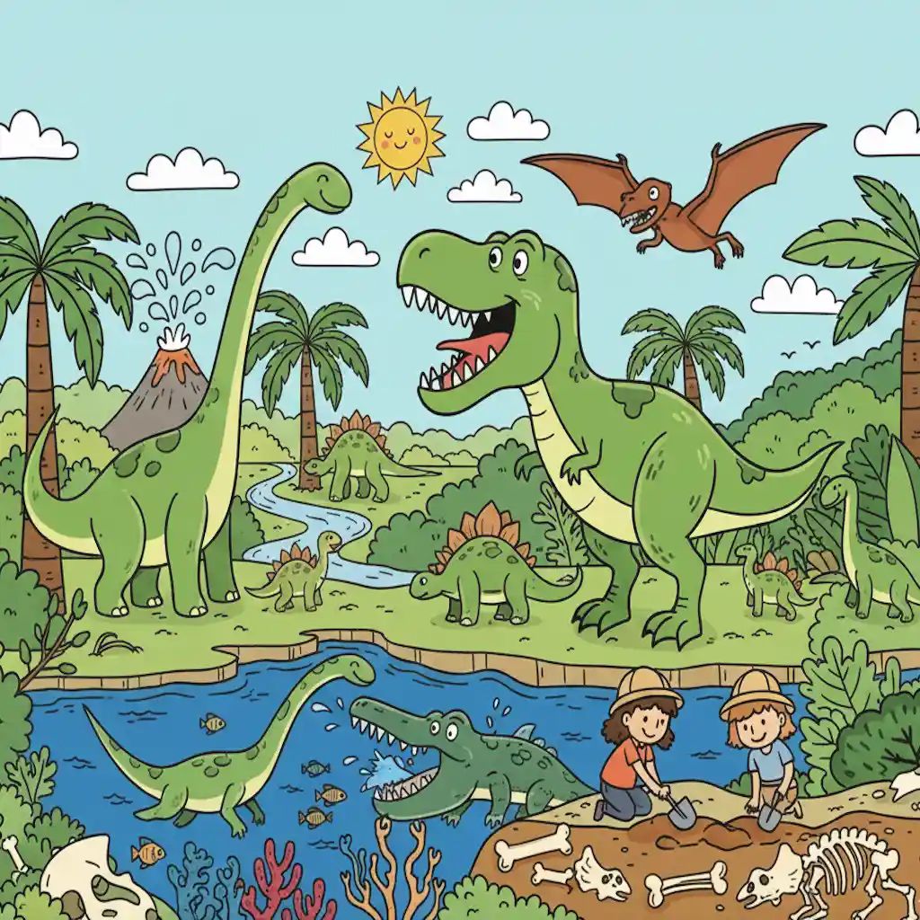 Stomp, Stomp! The Land of Dinosaurs