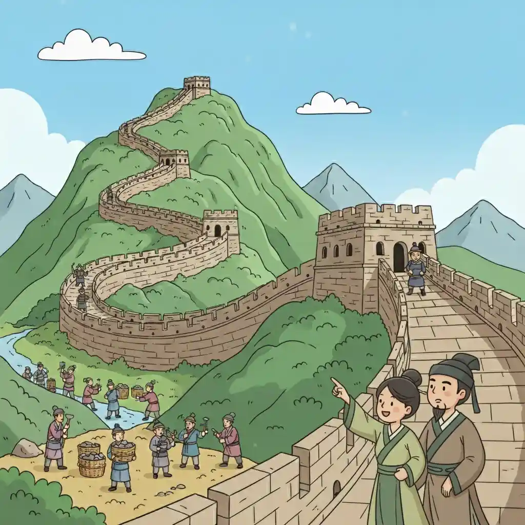 The Great Wall: A Giant Stone Dragon