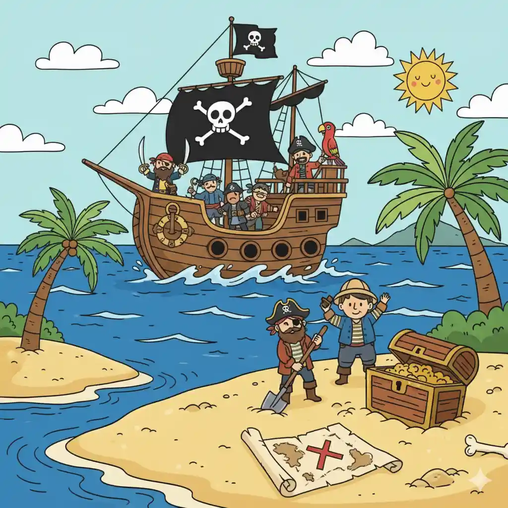 Pirates of the High Seas: X Marks the Spot
