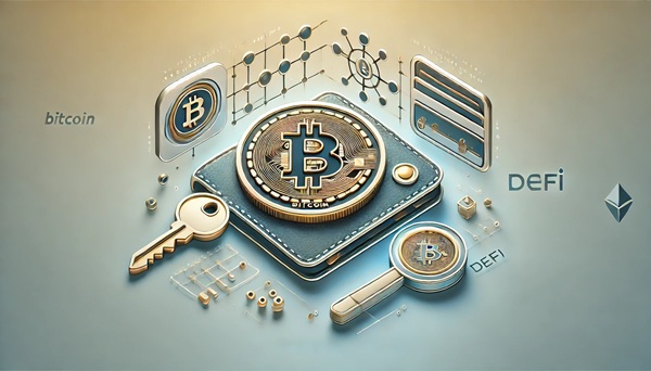 Buying Bitcoin with Defi. Staking