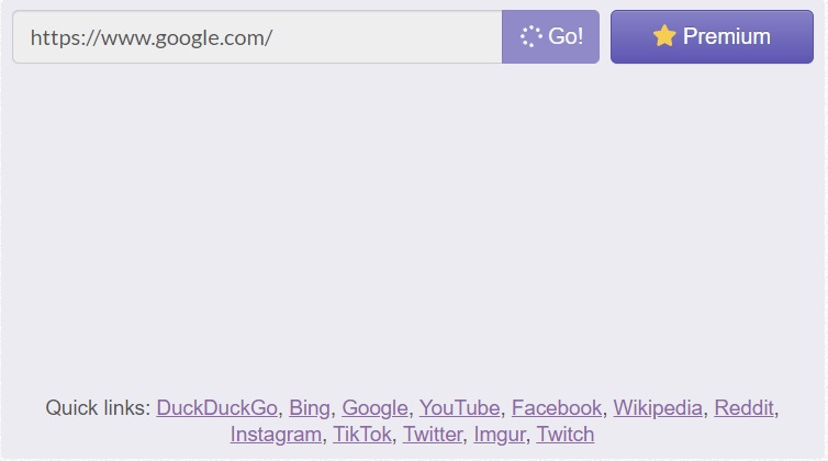 enter google in URL bar