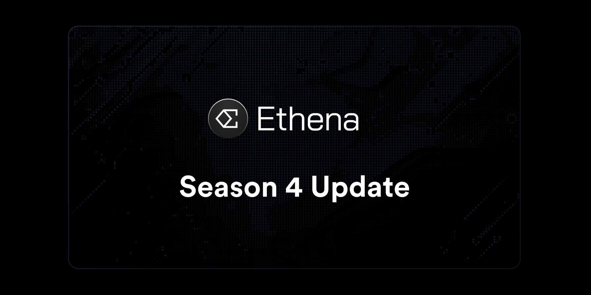 Season 4 Update