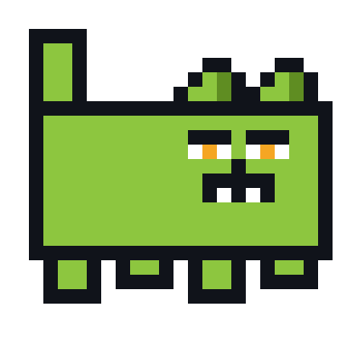 A walking Wasabi, exported straight from the studio timeline