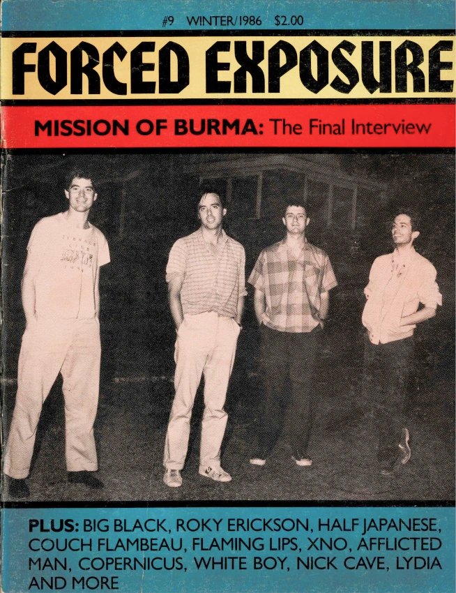 The ninth edition of Forced Exposure from 1986.