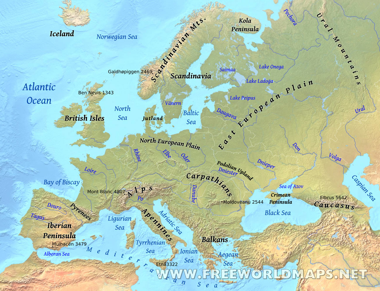 Even though the Eastern European plain is not suitable for large-scale farming due to its high latitude and is suitable for nomadic herds, its geographical conditions have the potential for centralization, and driven by modern industrialization, centralization was quickly completed under the leadership of the Soviet regime. Image link : https://www.freeworldmaps.net/europe/europe-map.jpg