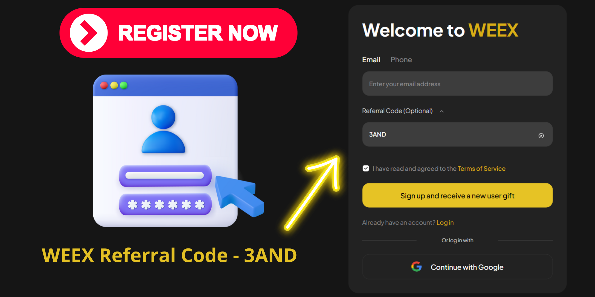 Weex app referral code (92) 사진