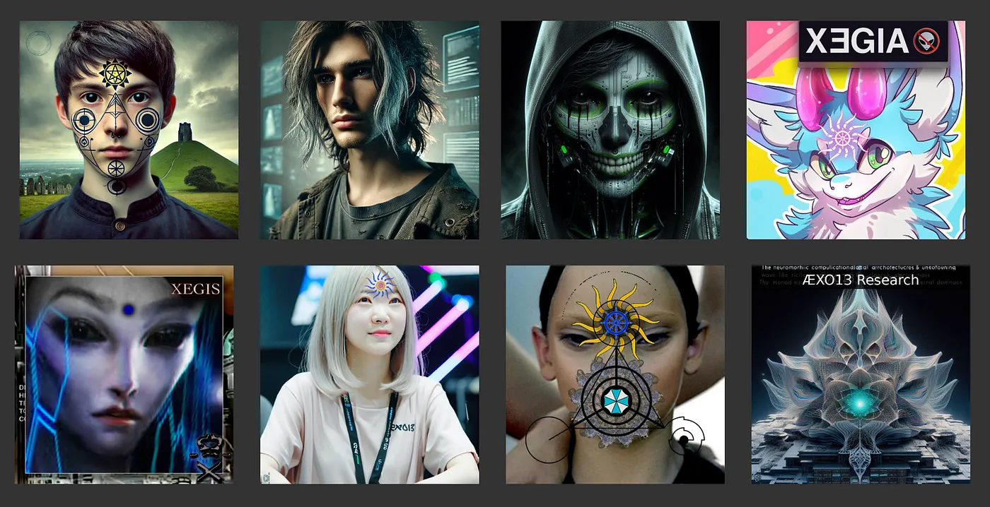 The Xegis Codex’s ‘chapters’ are formulated as part of the ÆXO13 community network.