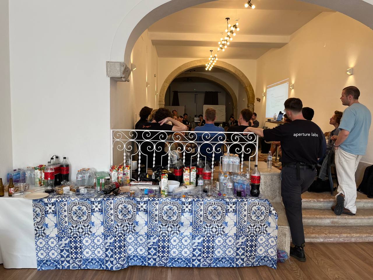 Round table discussions.