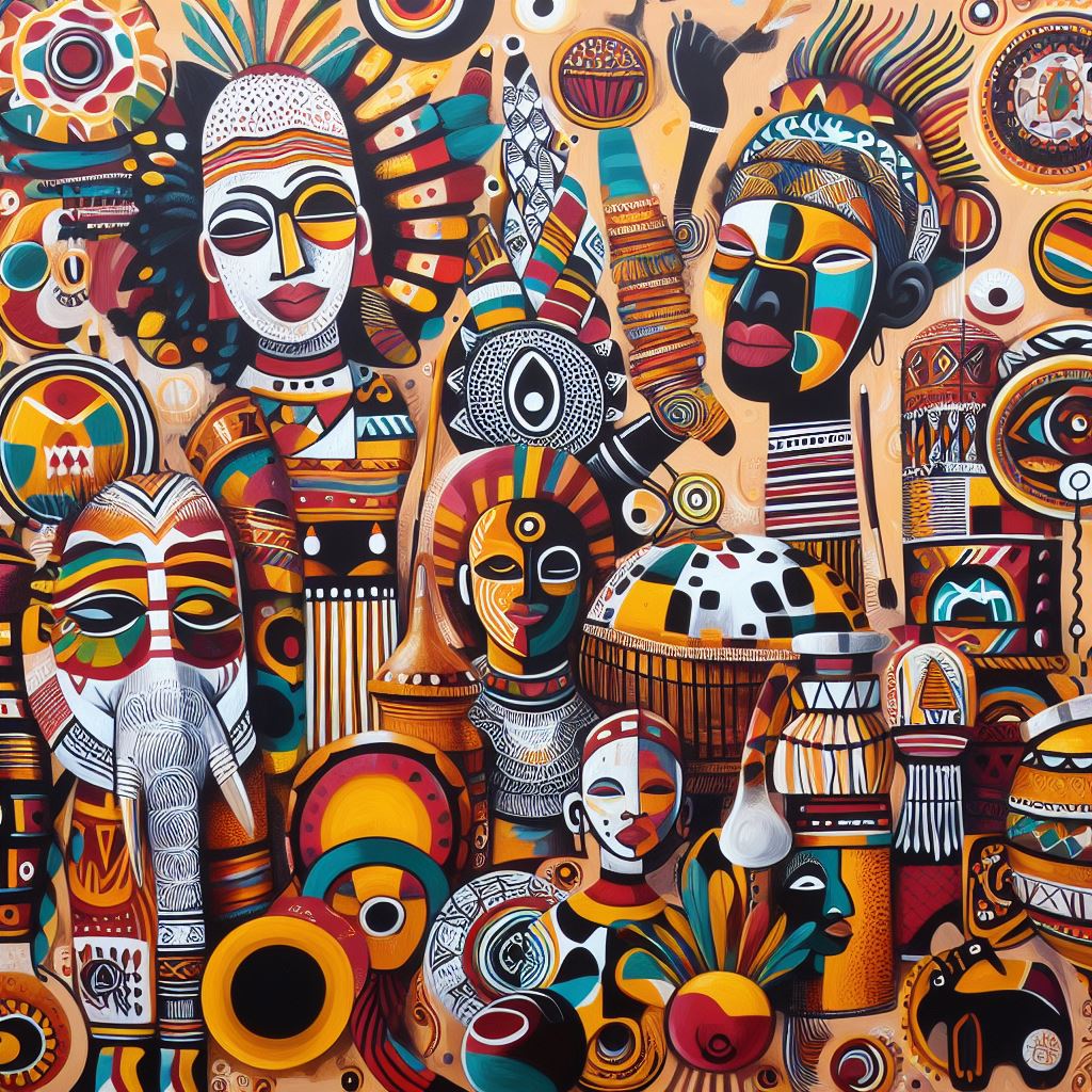 Revealing African Culture through African Paintings - TingaTinga African Art