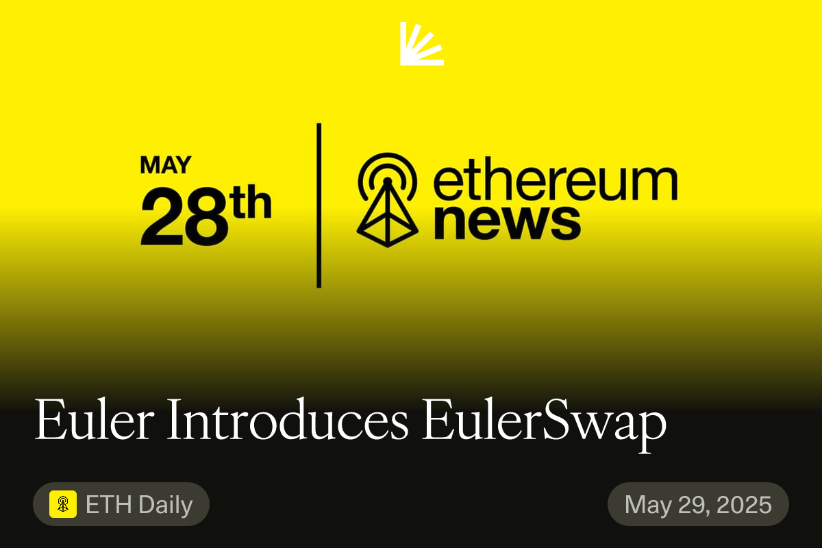 Euler Introduces EulerSwap