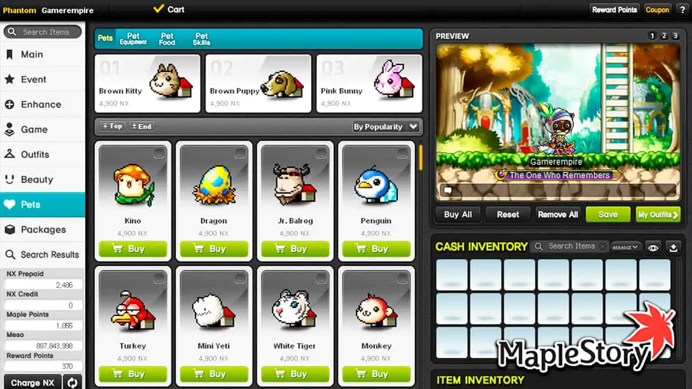 Maplestory - Are Cash Items Permanent? - Gamer Empire