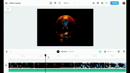 This is the only section where I combined a zoom-in, with a zoom-out.