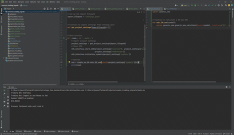 Demonstration of how the 50-Day SMA code works once integrated into Python. Part of the series 8 Market Signals in 8 Days for Your MetaTrader 5 Python Trading Bot