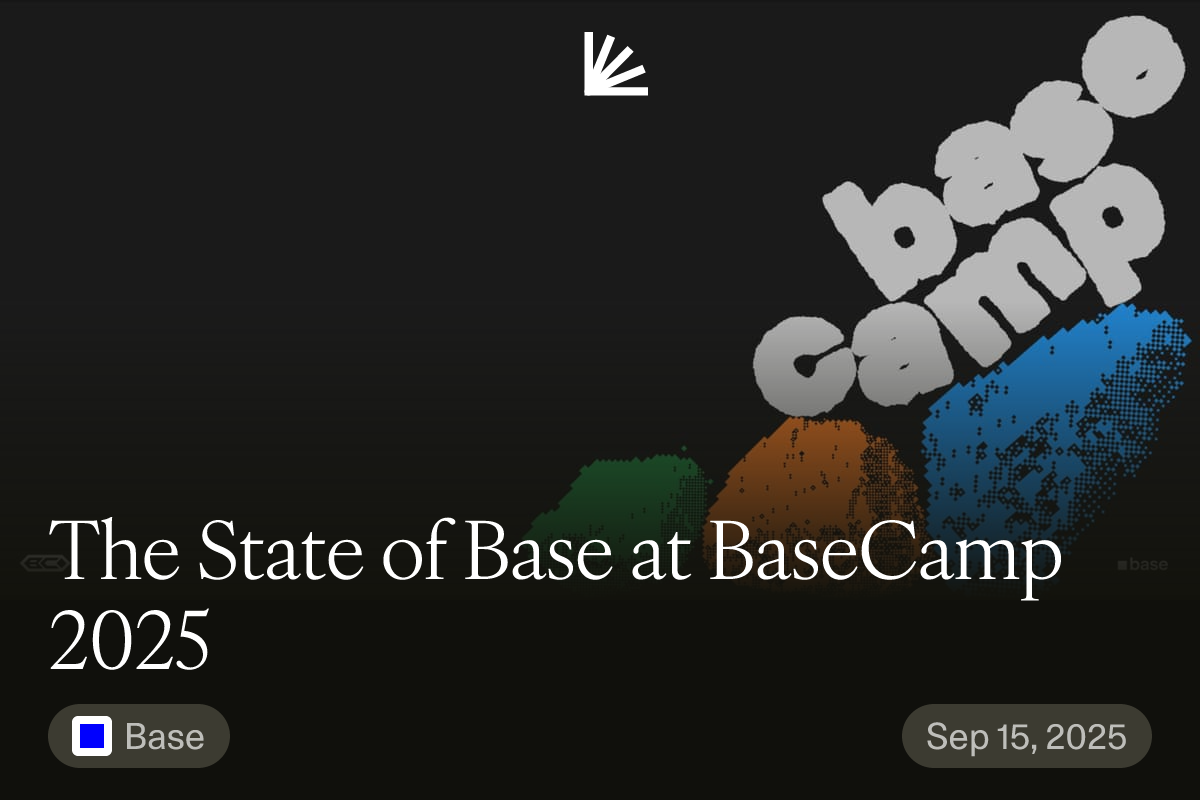 The State of Base at BaseCamp 2025