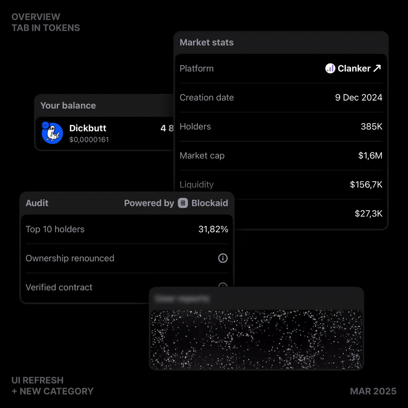 Refreshed Token UI