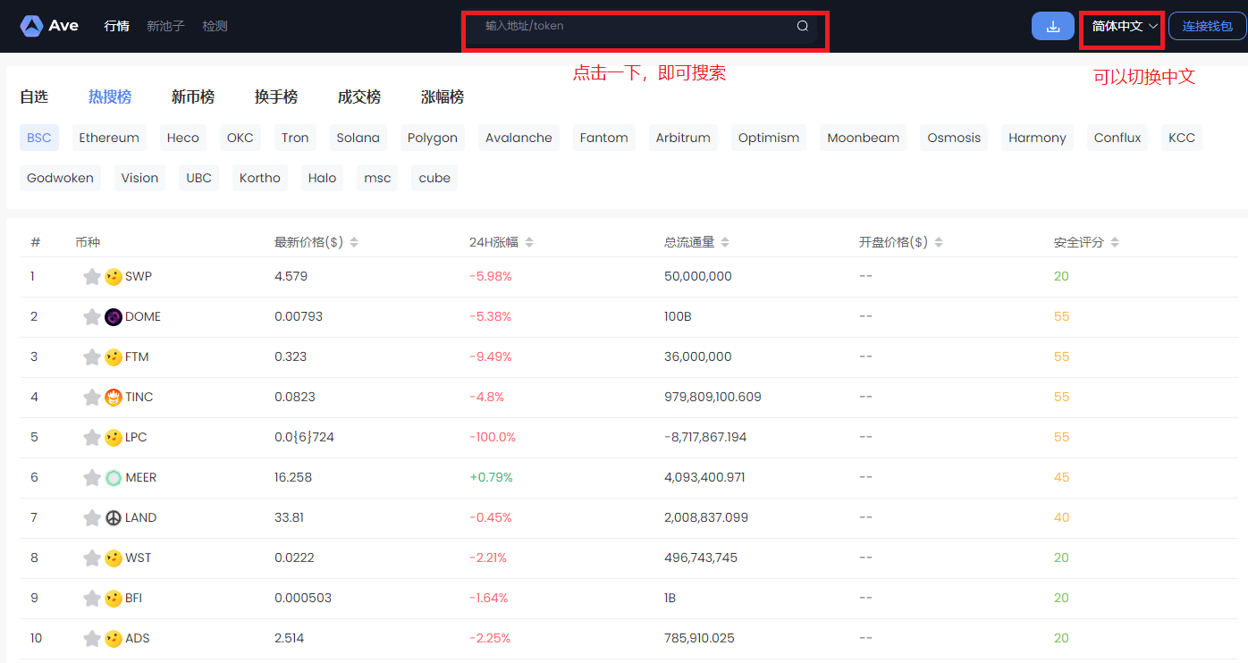 如何查找代币合约地址