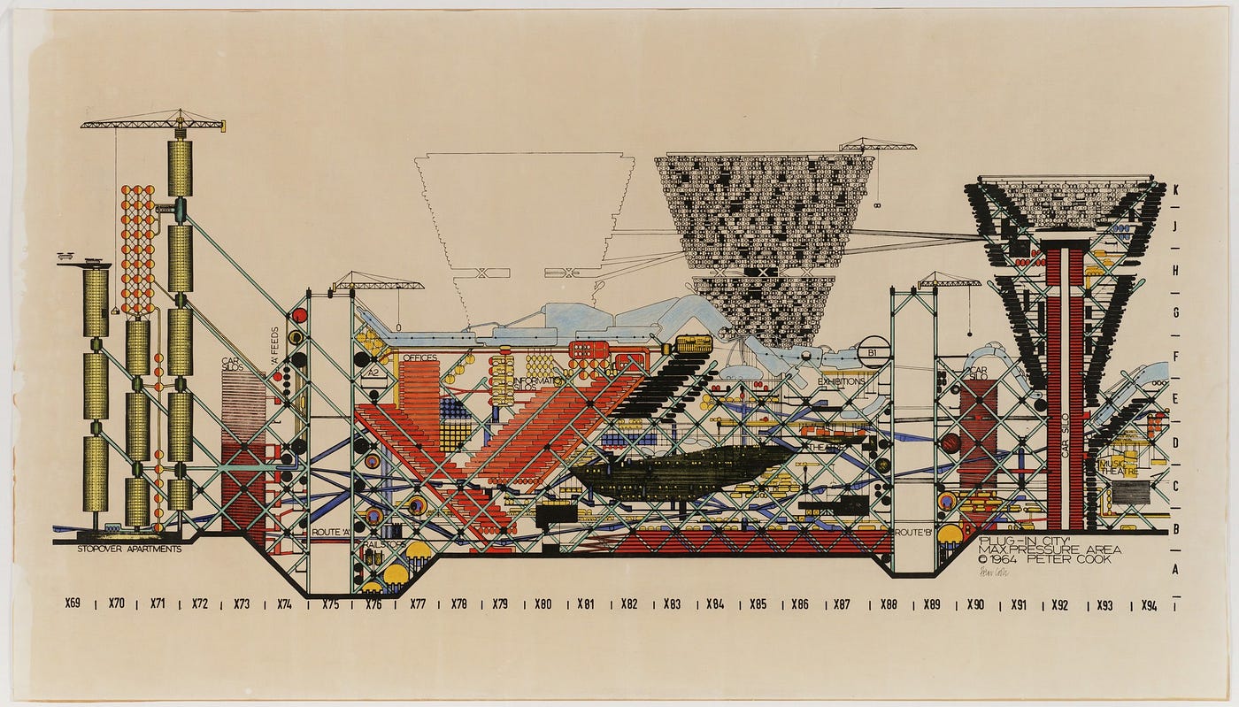 Peter Cook (Archigram) — Plug-in City