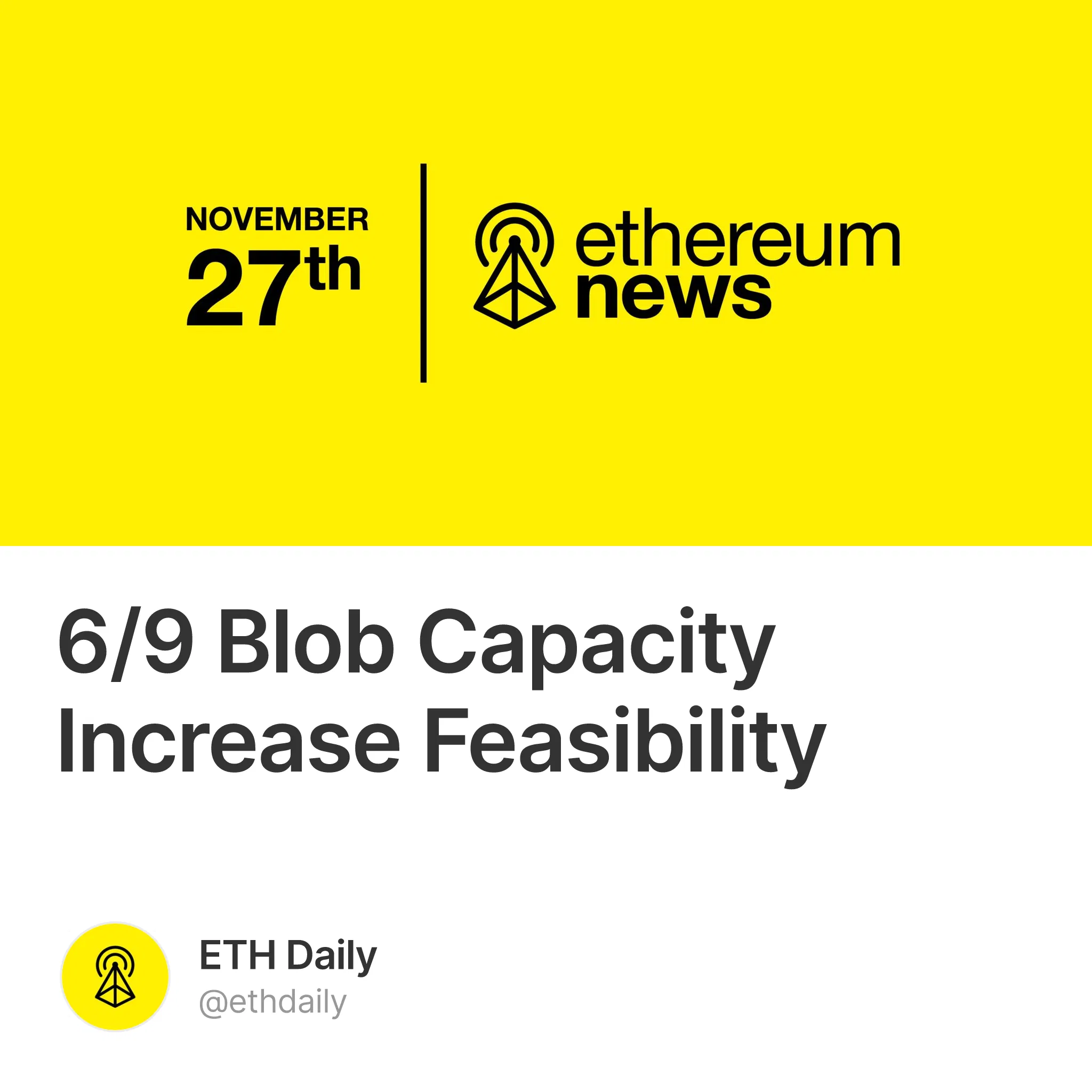 6/9 Blob Capacity Increase Feasibility