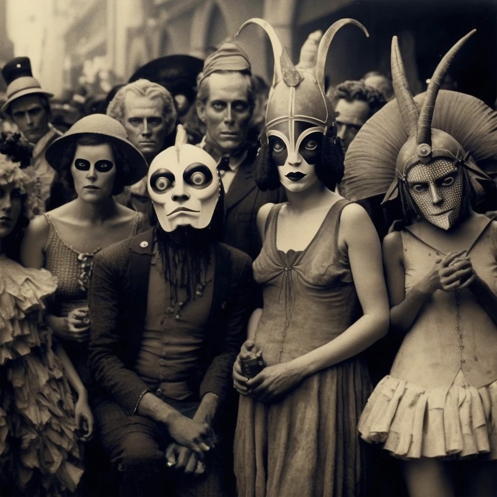Fotógrafo cria registros de carnavais utópicos por meio de inteligência artificial | Gente | O Globo