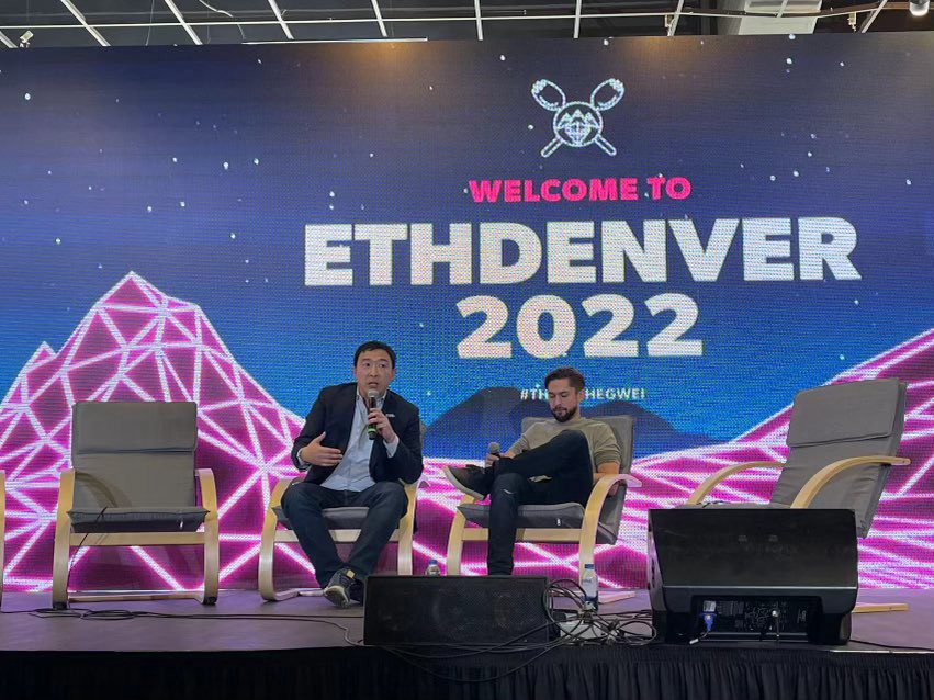 Ventures’ Takeaways from ETH Denver - image 3 (Andrew Yang)