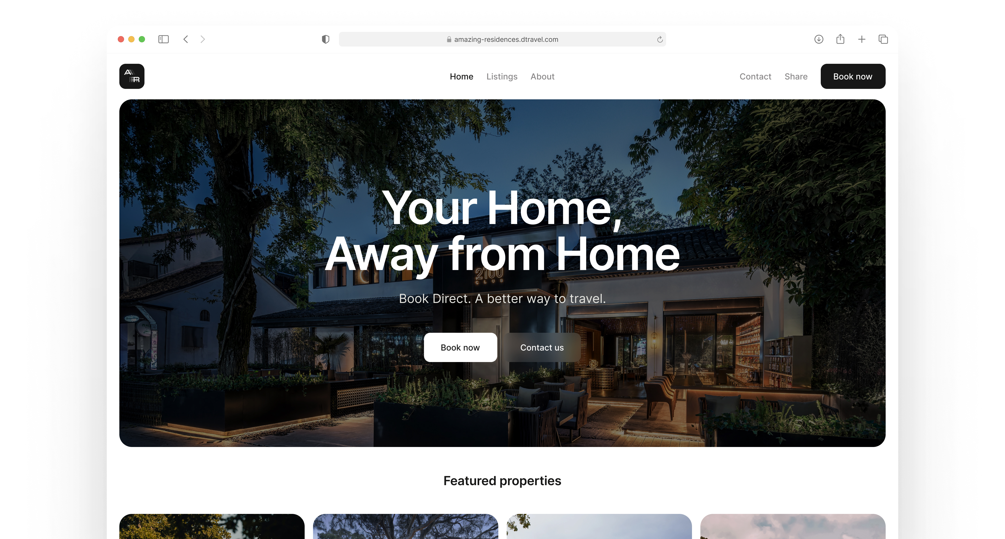 Landing pages have arrived to Dtravel!