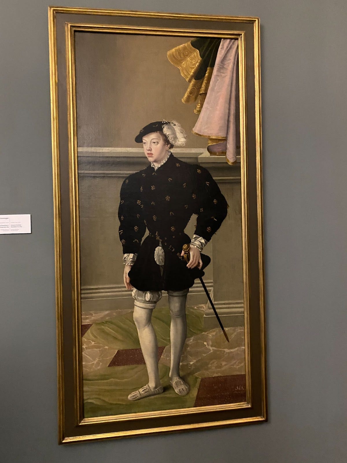 [Archduke Maximilian II as a boy - Jakob Seisenegger - c 1540]