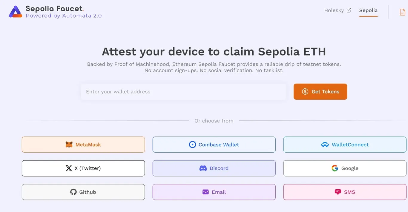 ETH领水教程！Sepolia 与Holesky 水龙头大盘！