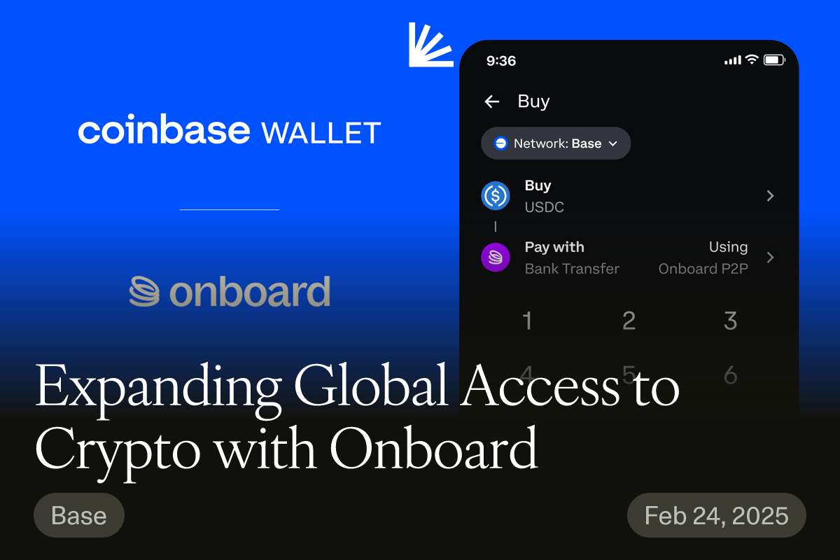 Expanding Global Access to Crypto with Onboard