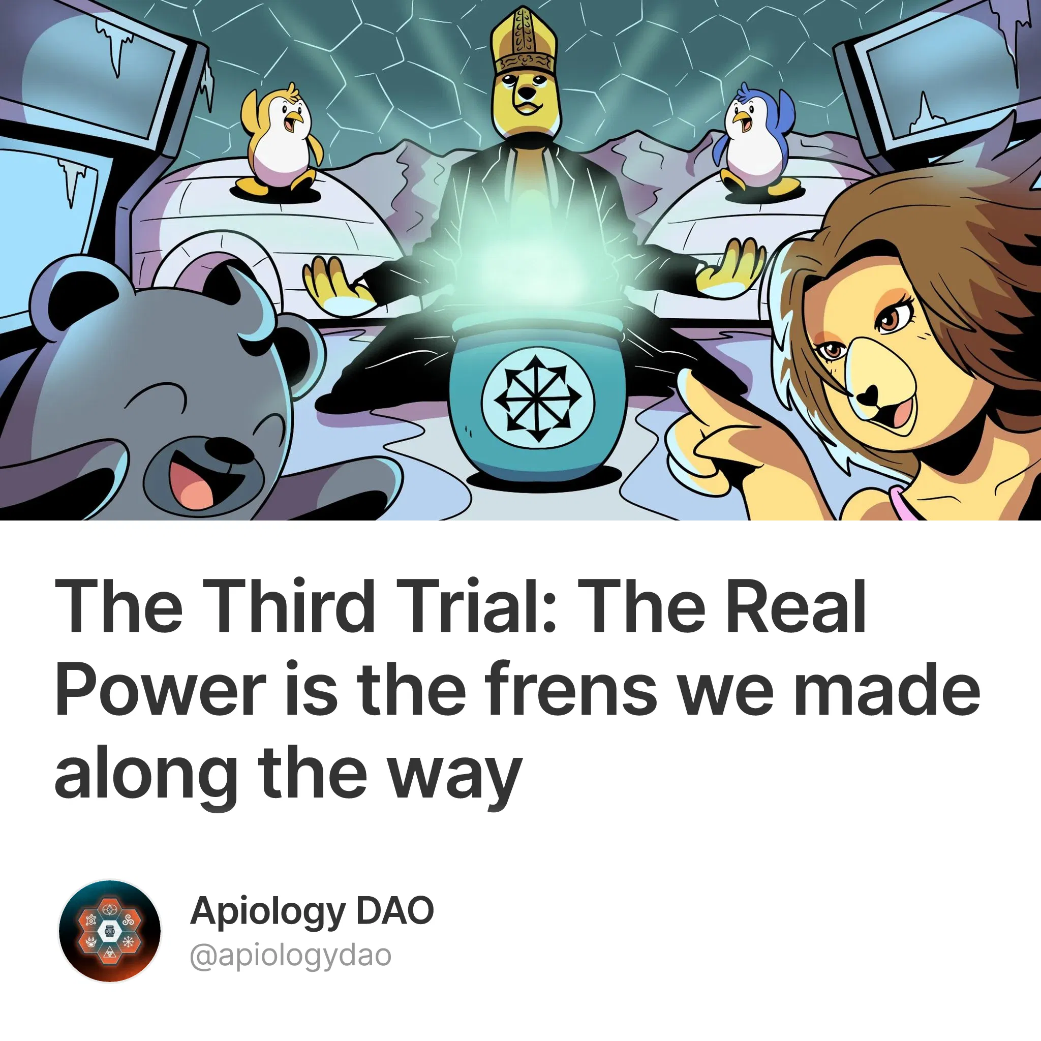 The Third Trial: The Real Power is the frens we made along the way #2068