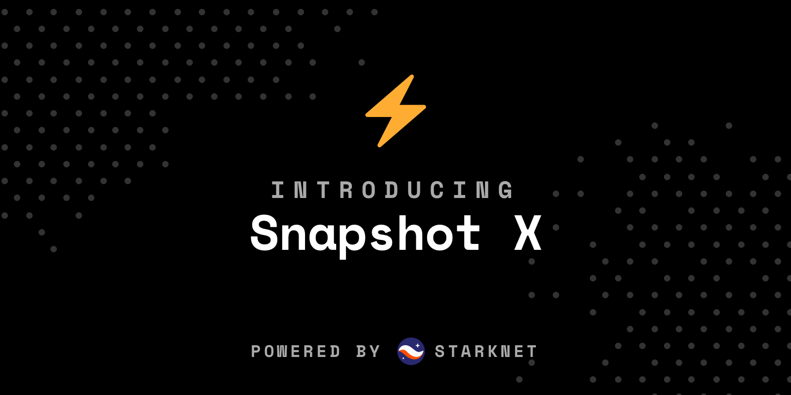 Introducing Snapshot X: our upcoming on-chain voting framework for  trustless execution