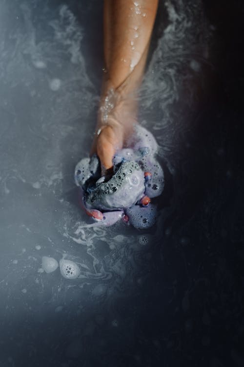 Free Person in Water With Water Stock Photo