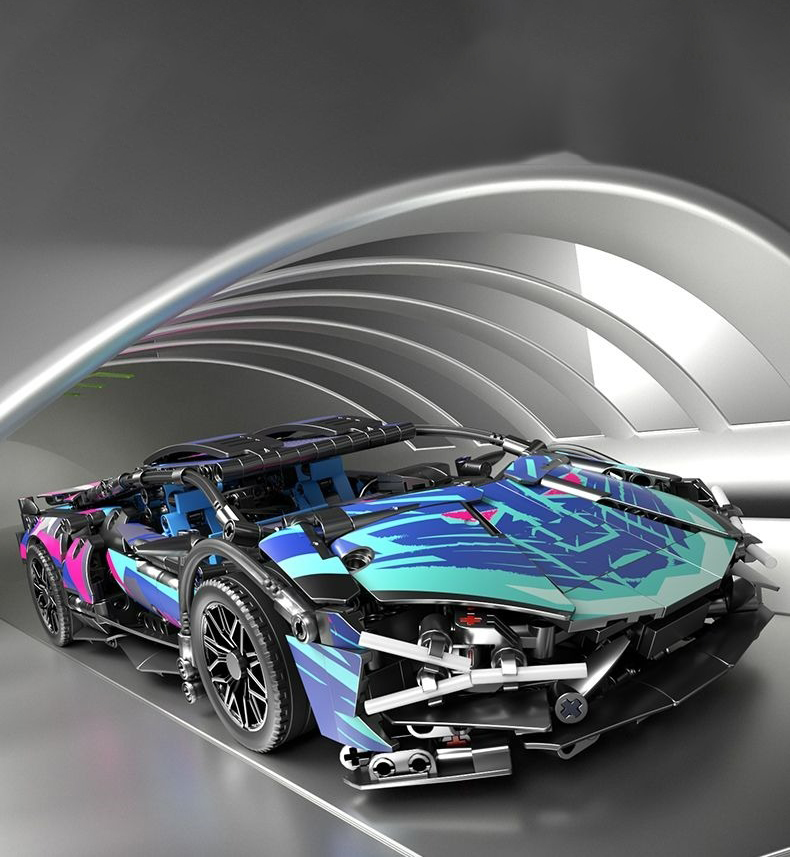 Конструктор машинка Кіберпанк KiberPunk Car Technol Model на 1280 деталей