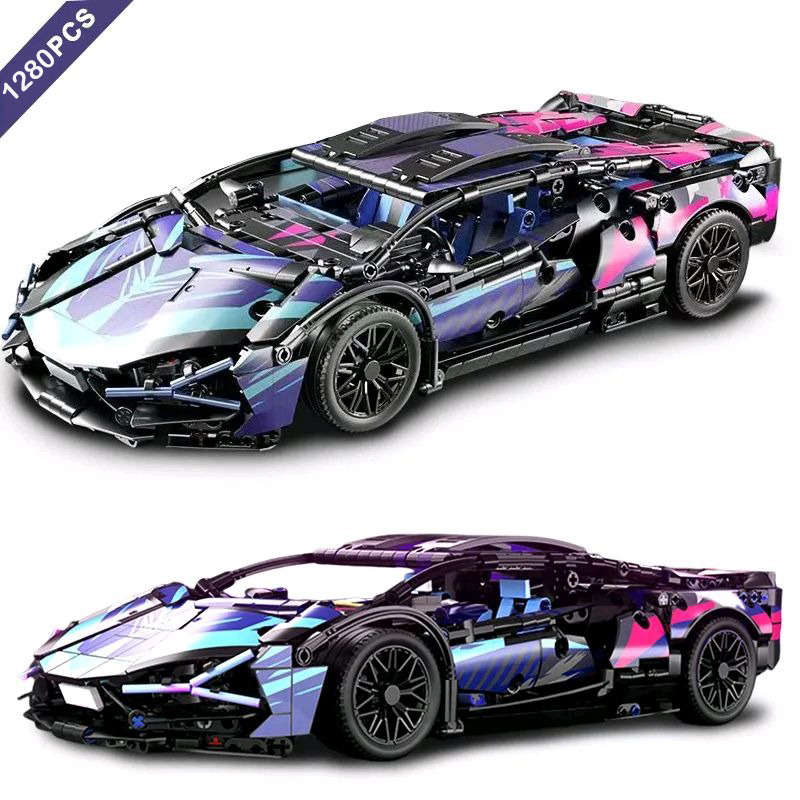 Конструктор машинка Кіберпанк KiberPunk Car Technol Model на 1280 деталей