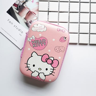 УМБ Powerbank портативна зарядка Hello Kitty 10000 mAh з чохлом Hello Kitty та в подарунковій упаковці Рожевий