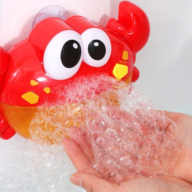 Музичний краб для купання, що генерує піну Bubble Crab