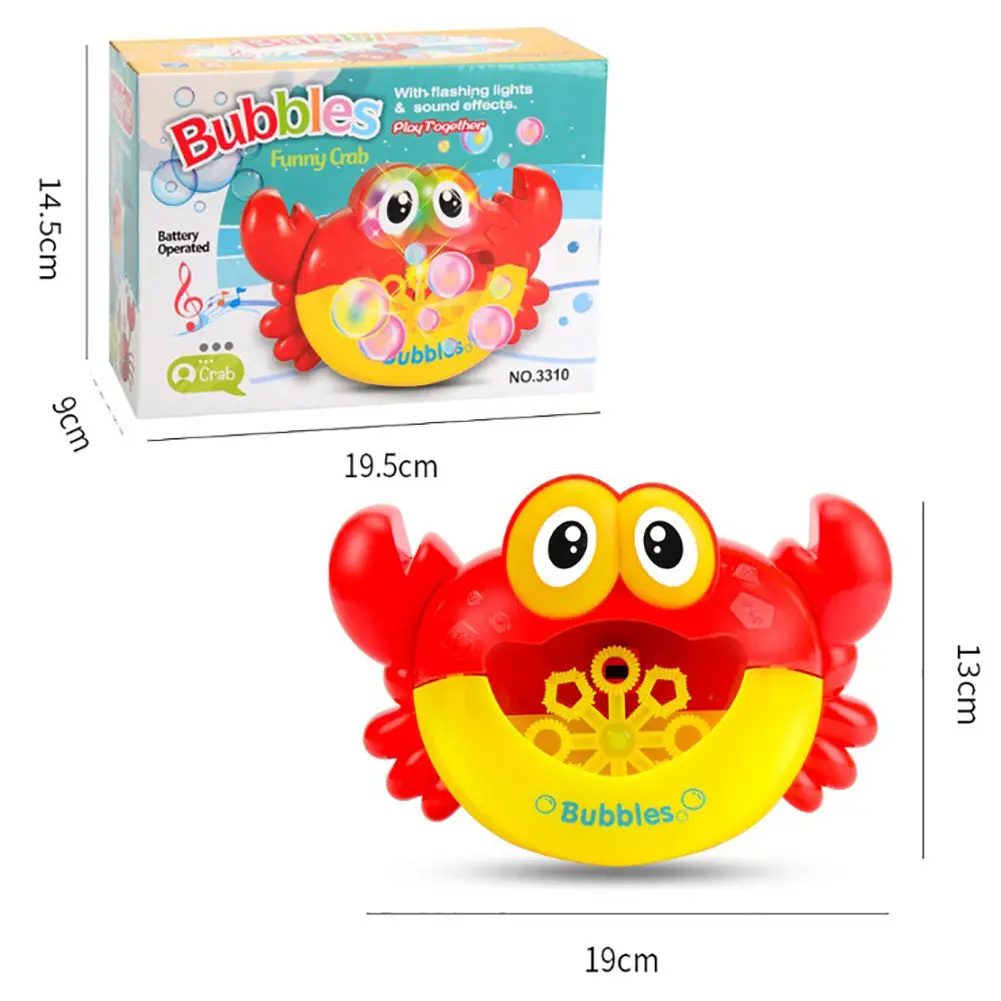 Музичний краб для купання, що генерує піну Bubble Crab