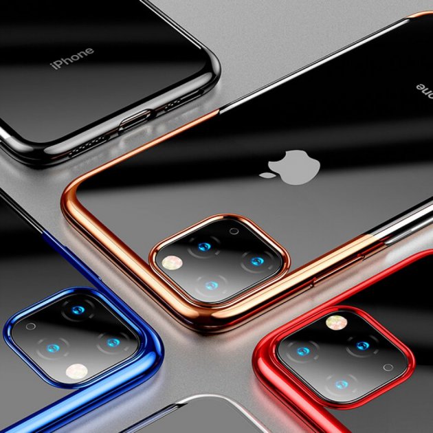 Силіконовий чохол накладка Baseus Shining Case для iPhone 11 Pro Max 6.5inch Червоний