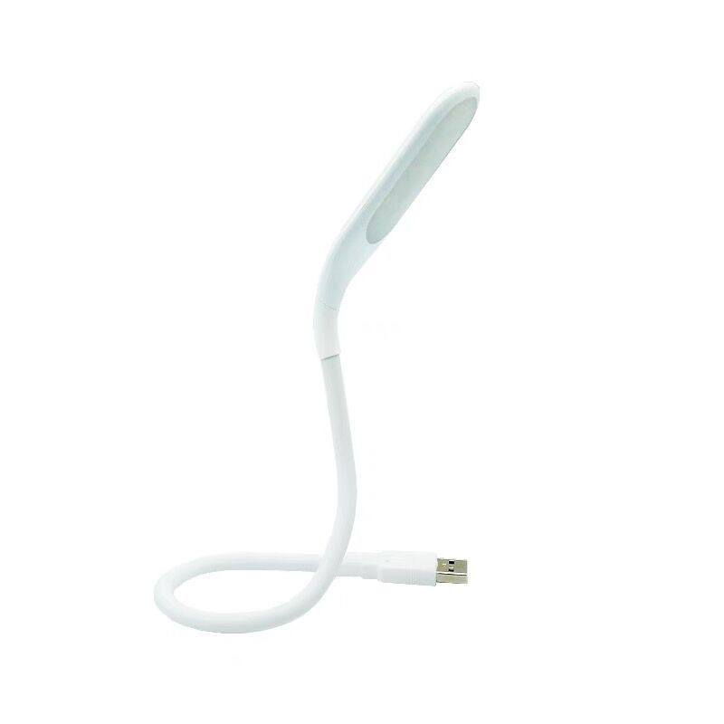Гнучка USB LED лампа-ліхтарик 2.5W 32 см біла