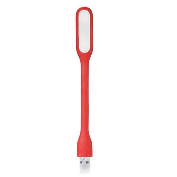 USB Гнучкий LED світильник лампа ліхтарик для ноутбука або Power Bank світлодіодний червоний