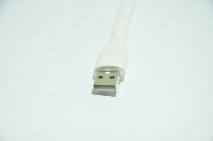 USB Гнучкий LED світильник лампа ліхтарик для ноутбука або Power Bank світлодіодний білий
