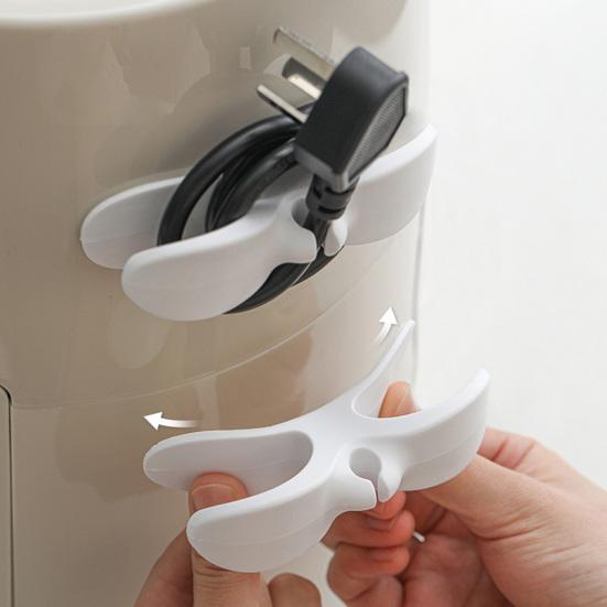 Органайзер кабелю для побутової техніки 2 шт в комплекті Білий