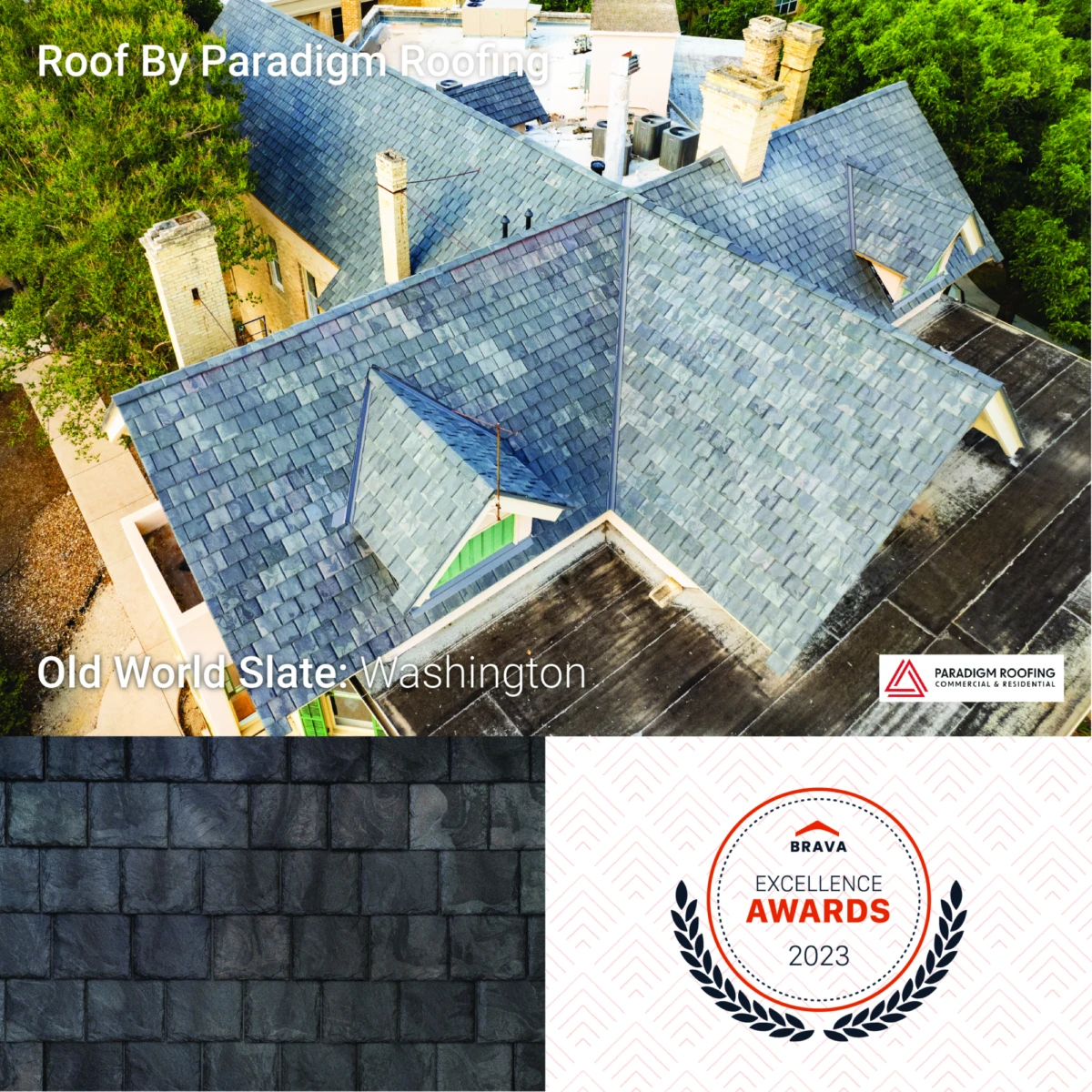 Paradigm Roofing 23 Excellence Award